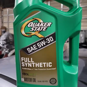 Quaker State Full Synthetic Motor Oil SAE 5W-30 - 5 Quart