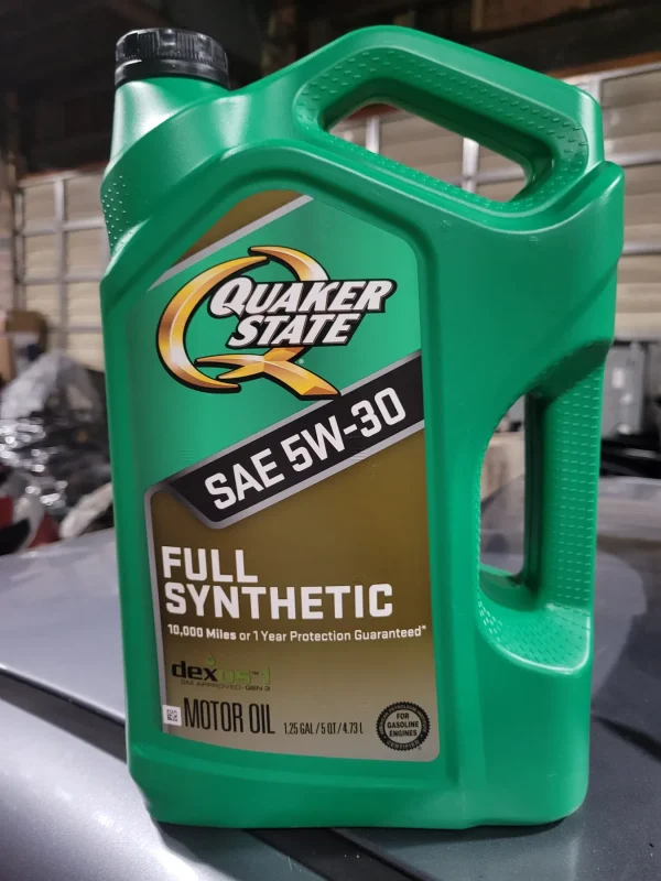 Quaker State Full Synthetic Motor Oil SAE 5W-30 - 5 Quart